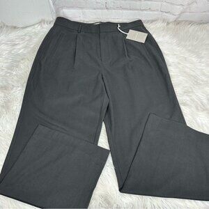 Everlane Women’s NWT Black The Way-High Drape Minimalist Trouser Pant 16/W36/L32
